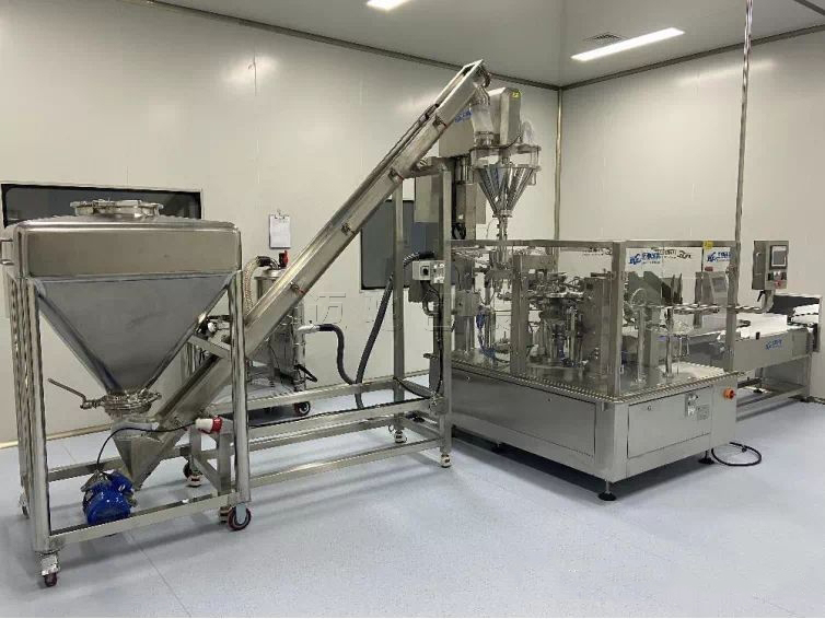 蛋白質(zhì)包裝機(jī)客戶(hù)現(xiàn)場(chǎng)